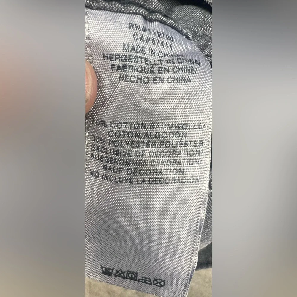 True‎ Religion- Men's Black Denim Jacket,Distressed/Worn/Wash, Size:Large, Jimmy